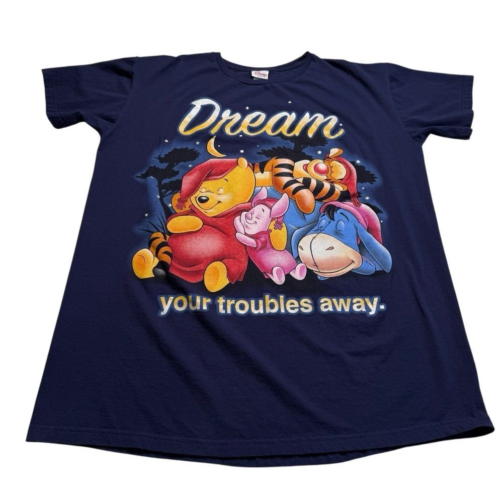Vintage Disney Store Sleep Shirt Dream Your Troubles Away One Size